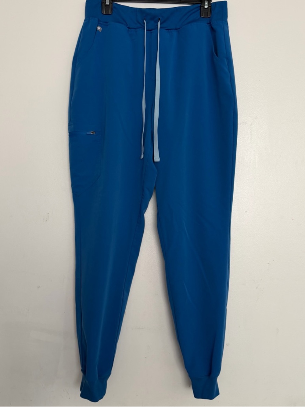 Women’s FIGS Scrub Top & Scrub Pants Royal Blue Set Large Tall - Picture 4 of 9